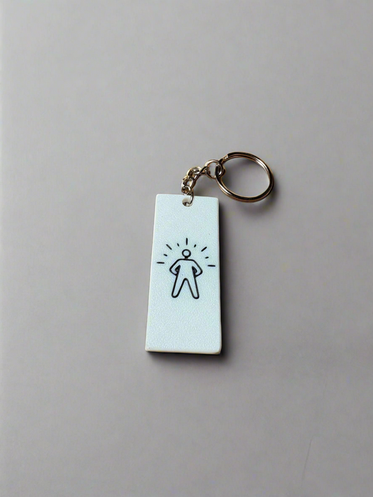 You Are Brave Keychain