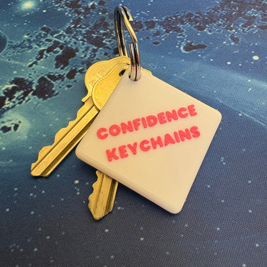 Daily Confidence Challenge Keychain